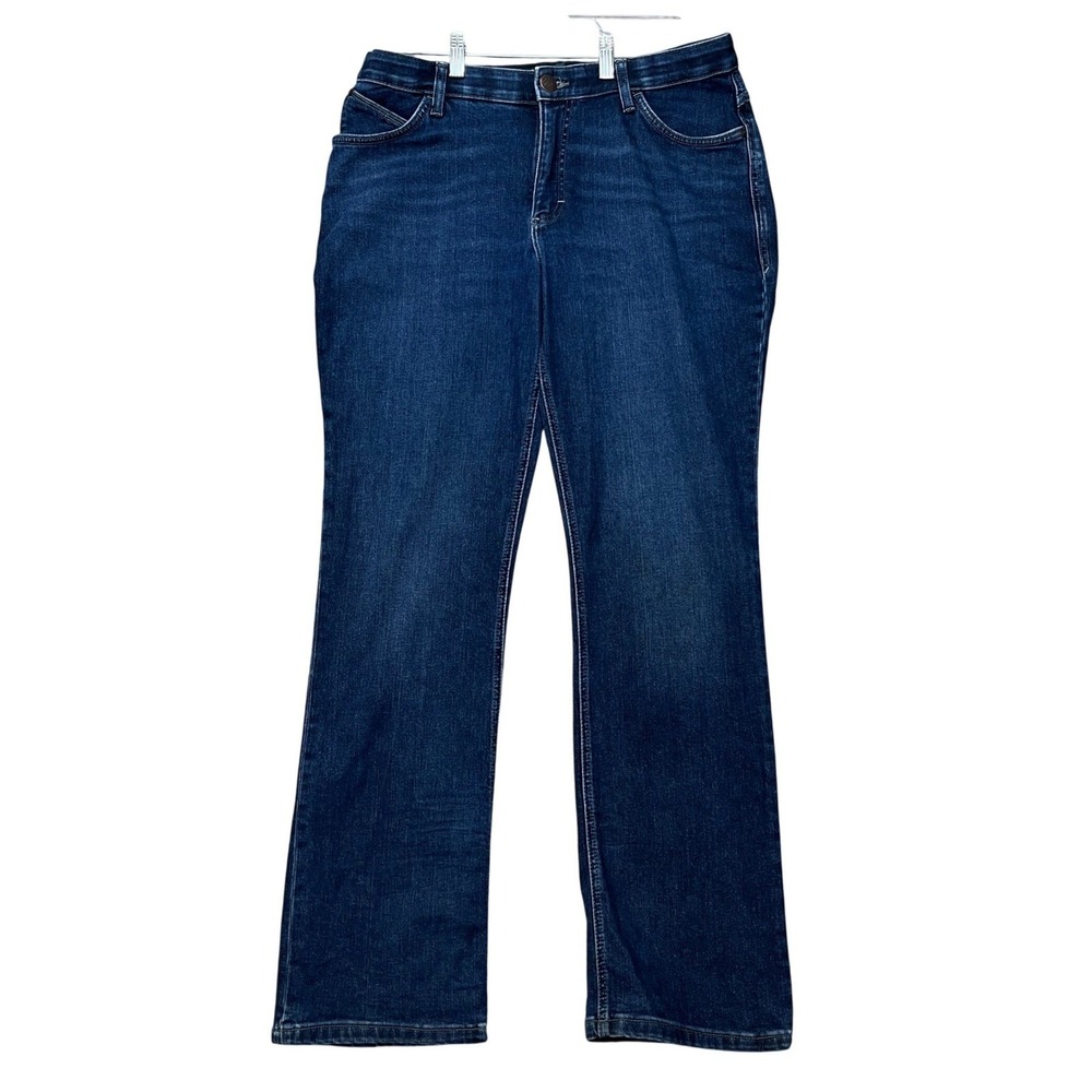 Wrangler Willow Ultimate Riding Jean Mens 32x34 Dark Wash 5 Pocket Bootcut Denim